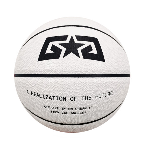 Wholesale Smileboy White Art Fans Memorial Outdoor Hot New Design PU Leather Custom basketball